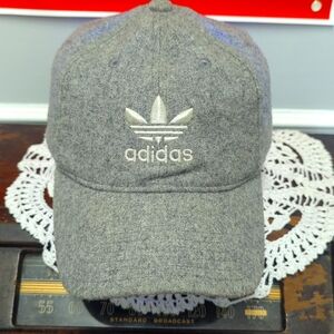 Adidas Unisex Wool Grey Baseball Winter Cap Hat